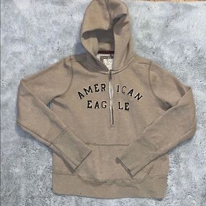 American Eagle Outfitters tan hoodie